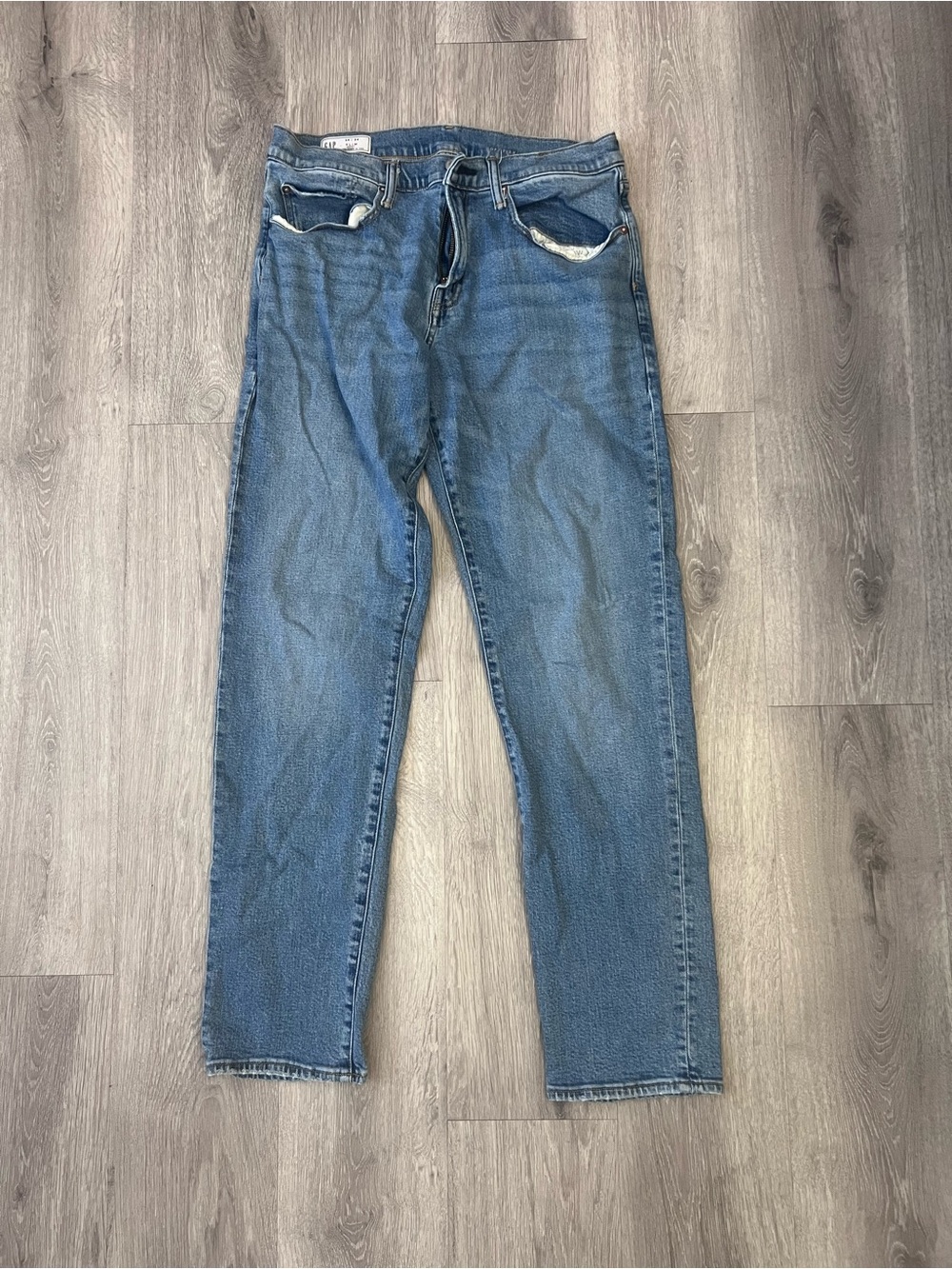 Men's Blue Denim Jeans Soft Flex - Slim